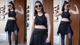 Shefali Jariwala snapped at Gym sash, Andheri.