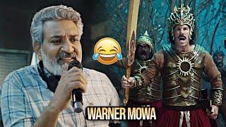 SS Rajamouli and David Warner Hilarious Video | David Warner Shooting Ad With SS Rajamouli