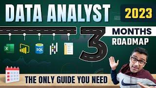 Data Analyst Roadmap 2023 | Learn data analytics skills in 3 months