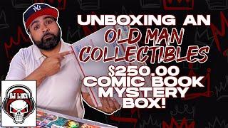 UNBOXING AN OLD MAN COLLECTIBLES $250 COMIC BOOK MYSTERY BOX! IS THIS BOX SUPER FIRE OR SUPER TRASH!