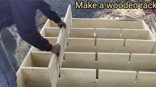 दुकान की रैक कैसे बनाया जाता है Rack making (How to making wall Shelve) plywood Rack kaise banaye