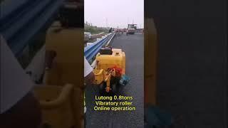 Lutong road rollers online operation#machinery #heavymachinery   #earthworks #roadroller #compactor