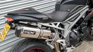 Pipe Werx Triumph Speed Triple RS twin exhaust