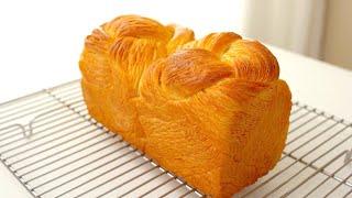 Easiest Puff Pastry Loaf Bread | Danish Loaf Bread | Croissant Loaf Bread