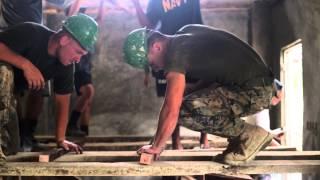 PHIBLEX 15 - AFP and US Marines build classrooms