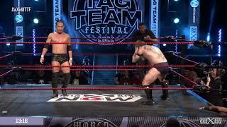 BRUTAL HEADBUTT by Fuminori Abe at wXw World Tag Team Festival 2022 Night 2