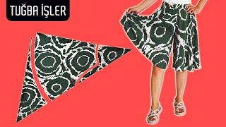 Circular Divided Skirt for Girls Who Love Riding Bike in Summer | Tuğba İşler