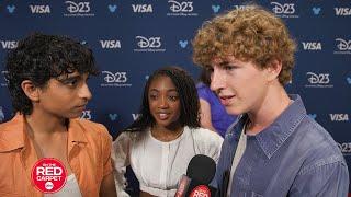 Walker Scobell, Aryan Simhadri and Leah Jeffries share why they love meeting "Percy Jackson" fans