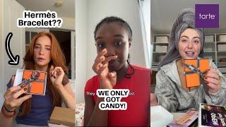 Tarte Cosmetics Exposed AGAIN? Tiktok Reacts to Tarte Cosmetics PR unboxing