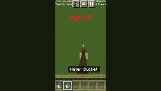 mlg at different ages #minecraft #shorts #ole