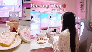 Gaming Vlog| 집순이 달달한 게임일상 ୨୧ ͜ ͜ ⊹ 새 홈웨어 개시히키코모리, 헌터가 되다 | 에포메이커 galaxy100 언박싱⌨️| 몬스터 헌터 와일즈 플레이