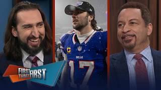 Chiefs beat Chargers, Josh Allen’s MVP case, Are the Rams a threat? | NFL | FIRST THINGS FIRST