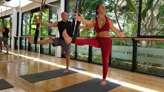 The biomechanics and alignments for Fly High yoga - strength - core - flexibility.