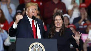 Happening Now: Trump, Sarah Huckabee Sanders hold town hall in Michigan