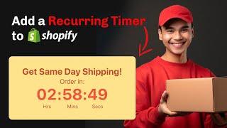 How to Add a Daily Recurring Countdown Timer on Shopify