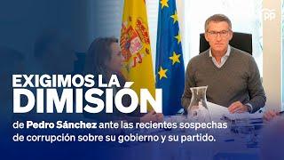 Exigimos la dimisión de Pedro Sánchez