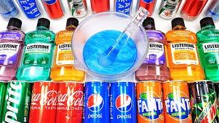 Satisfying Video How To Make Rainbow Coca Cola Slime Makeup Eyeshadow Mixing Random Things GoGo ASMR