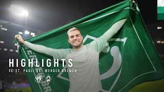 Ducksch mit 50. WERDER-TOR & Glücksbringer Köhn | Highlights & Stimmen |  St. Pauli - Werder Bremen