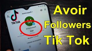 Avoir Des Followers TikTok/ Avoir Des Abonnés TikTok Gratuitement