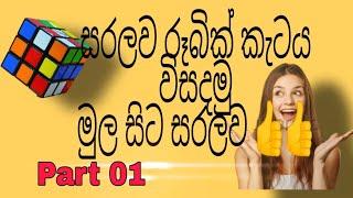 රුබික් කැටය සරලව විසදමු, මුල සිට සරලවම 