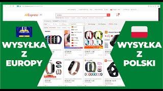 ALIEXPRESS - Jak kupować z dostawą z magazynu EU/Polska 