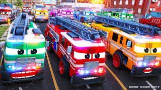 Emergency Rescue Mission: Fire Trucks Action-Packed City Rescue | Hero Cars Movie Episode