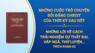 Những lời về cách trải nghiệm sự thất bại, vấp ngã, thử luyện và tinh luyện (Trích đoạn 62)