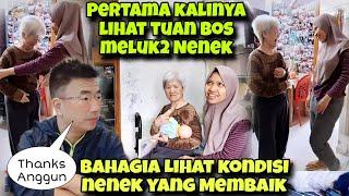 TUAN BOS TIBA2 MELUK2 NENEK‼️SAKING BAHAGIANYA TAU KEMAJUAN KONDISI NENEK