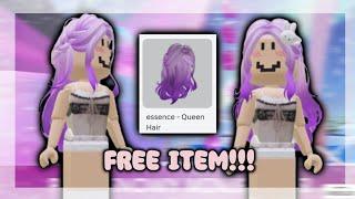 How To Get The Essence Queen Hair For FREE! 0 Robux Roblox Hair