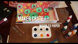 Maker Crate | Marbled Paper