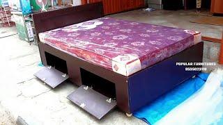 Latest Box type Bed Box Bed In Popular Furnitures.Pakkah Indians.Yeshwanthpur Bengaluru