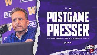 Head Coach Jedd Fisch Postgame Press Conference: Washington State