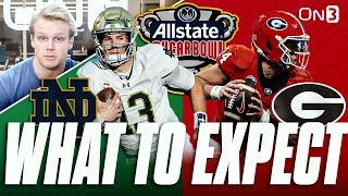 QB EXPECTATIONS for Georgia Bulldogs vs Notre Dame Fighting Irish | Gunner Stockton vs Riley Leonard