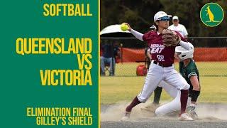 Softball | Queensland vs Victoria | Gilley's Shield | Elimination Final