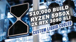 $10,000 / RM42K OVERKILL 2x RTX3090 SLI CUSTOM LOOP GAMING PC