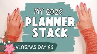 MY 2023 PLANNER LINEUP! VLOGMAS 2023