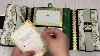 Keepsake Album: Regal Green & Gold