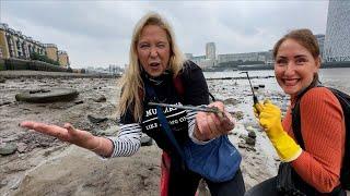 AMAZING & Rare Find Just As We Were About To Go Home! Mudlarking The River Thames