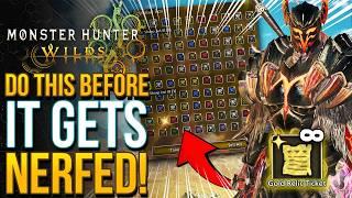 (FIX) Monster Hunter Wilds - Insane New 750 Decorations/HR Farm Method! This Will Likely Get Nerfed