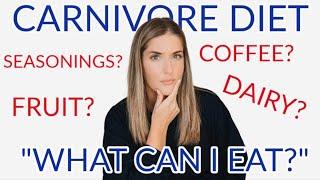 "Can I Eat ________ on a Carnivore Diet?"