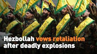 Hezbollah vows retaliation after deadly explosions