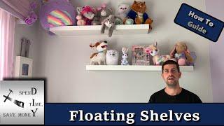 How To Install Floating Shelves. IKEA Floating Shelves. Floating shelf DIY