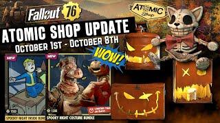 Fallout 76 - WEATHER STATION HALLOWEEN!! Daily & Weekly Challenges - Atomic Shop Review OCT 1st 2024