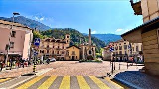 Driving in Swiss ,BELLINZONA, One of the most beautiful City in Switzerland -4K