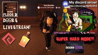  SUPER HARD MODE! Sept. 22. DOORS STREAM! | ROBLOX Livestream 