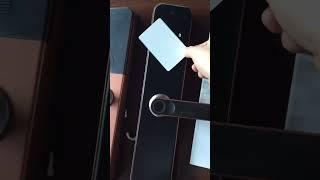 Professional fingerprint lock with TT Lock App fingerprint and card | fingerprint door lock |access