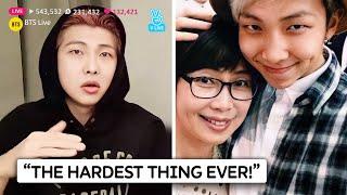 The Story Of How RM’s Family Tried To Stop His Career!