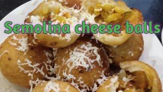 #cheeseball #shivani'scorner #ramadanspecial.   Crispysnack  Semolina cheese balls.