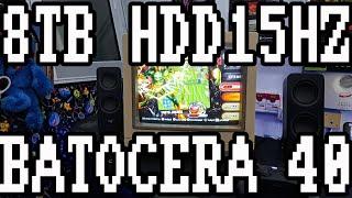 BATOCERA V40 Disco Duro de 8TB  listo para  jugar - No requiere configurar - PC - #CRT 15KHZ