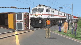 TRUCK VS TRAIN | TRUCK FAILED AT LEVEL CROSSING - TRAIN SIMULATOR 2024